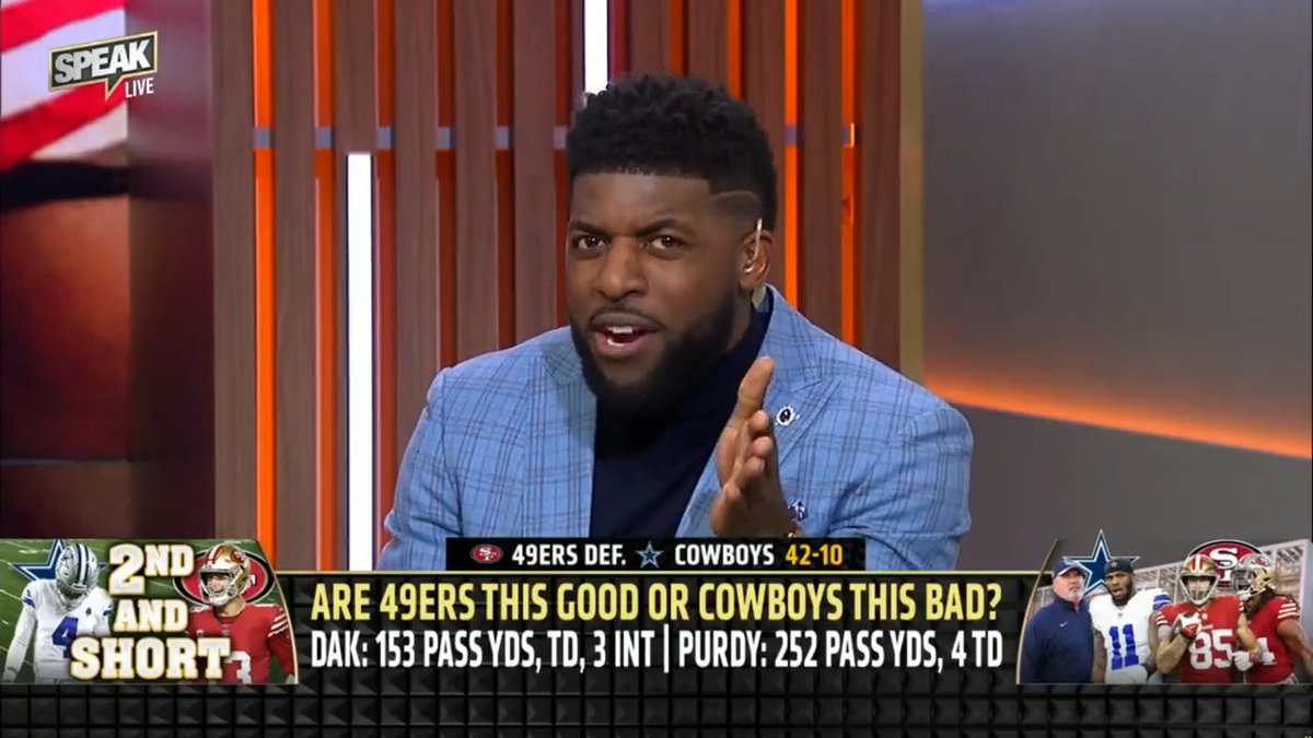 I’m no longer engaging in a Niners/Cowboys debate: Purdy is better than Dak Prescott. Shanahan is better than McCarthy. Niners D is better than the Cowboys. Niners skill players are better than the Cowboys.