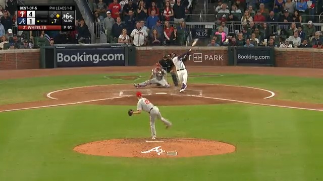 We've got a ballgame! Travis d'Arnaud brings the Atlanta Braves within 1! #Postseason