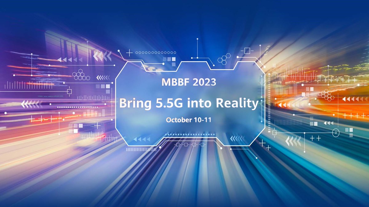 5.5G has come and is powering a new era by connecting people, homes, things, vehicles, and industries. Join us at #HWMBBF to help shape the future of our world. #Huawei #5GAdvanced