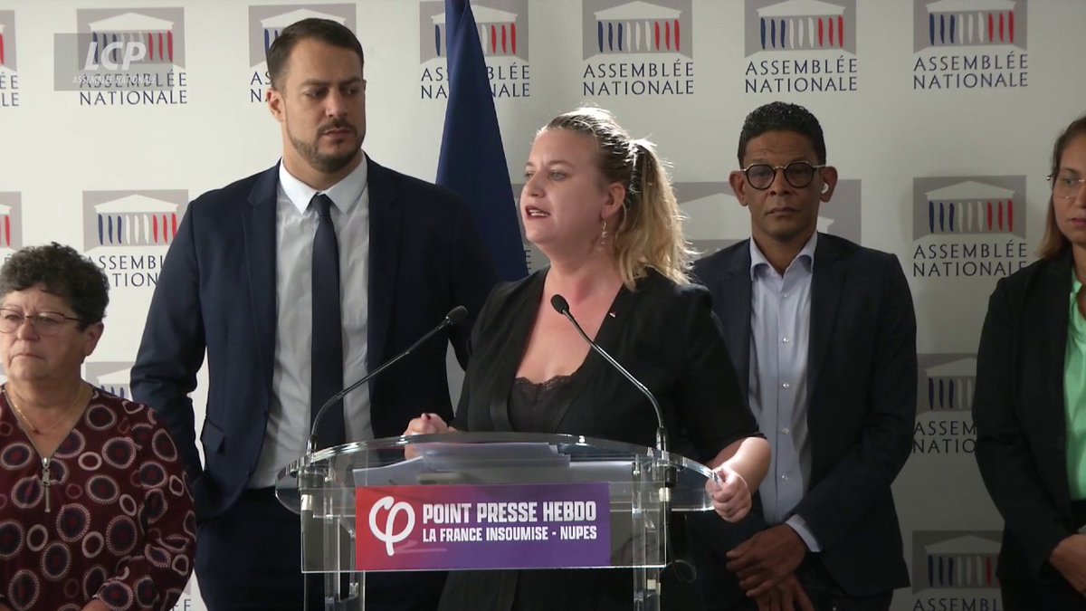 Israël : "Je veux dire mon indignation face à la cabale qui a été faite sur la position de La France insoumise", déclare Mathilde Panot. "Nous n'avons jamais accepté des crimes de guerre, nous condamnons tous les crimes de guerre." #DirectAN