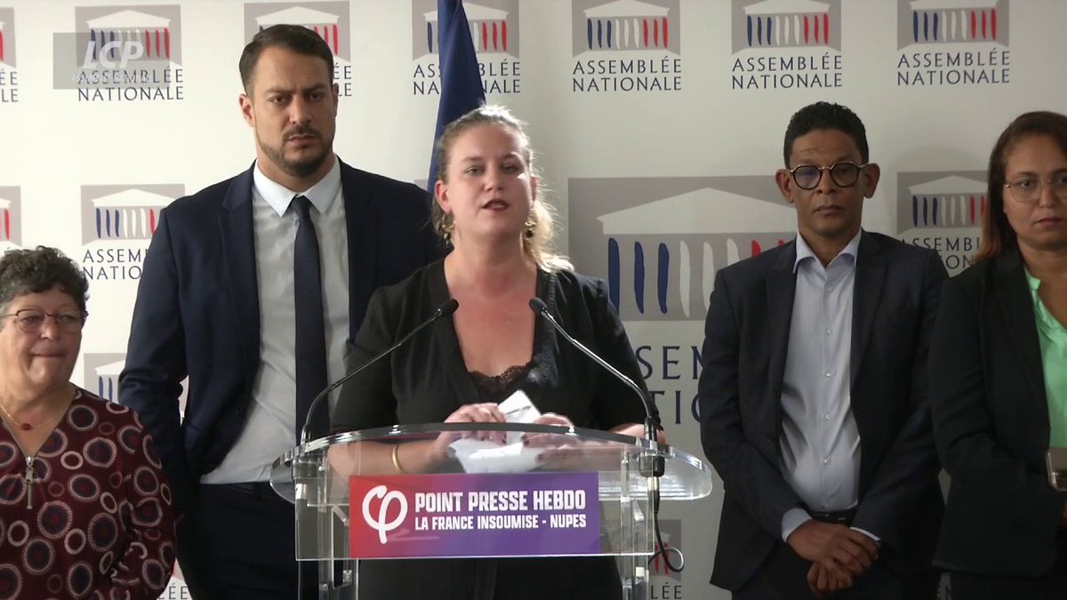 Le Hamas est-il une organisation terroriste ? "J'ai [déjà] répondu, vous vous contenterez de ma réponse sur cette question", réagit Mathilde Panot. Répondant à un journaliste qui estime qu'elle a "un double langage", la députée met un terme à la conférence de presse. #DirectAN