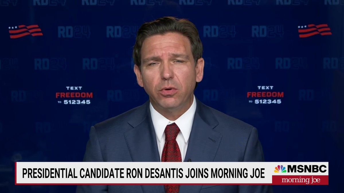 "There are millions of voters out there who don't like what Biden's doing... They want to vote for a Republican, but once it's Donald Trump, that's just a deal breaker for them." — Ron DeSantis on election dynamics for Americans who want to vote for a Republican in 2024