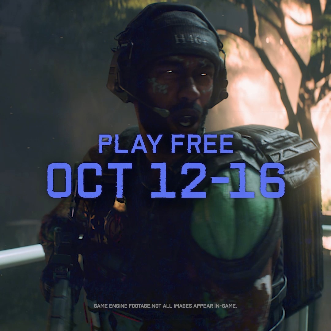 Download and Play Free, Oct 12-16! Master the Unknown on the new map Redacted and wield new weapons and gadgets. #Battlefield 2042 Season 6: Dark Creations awaits you.