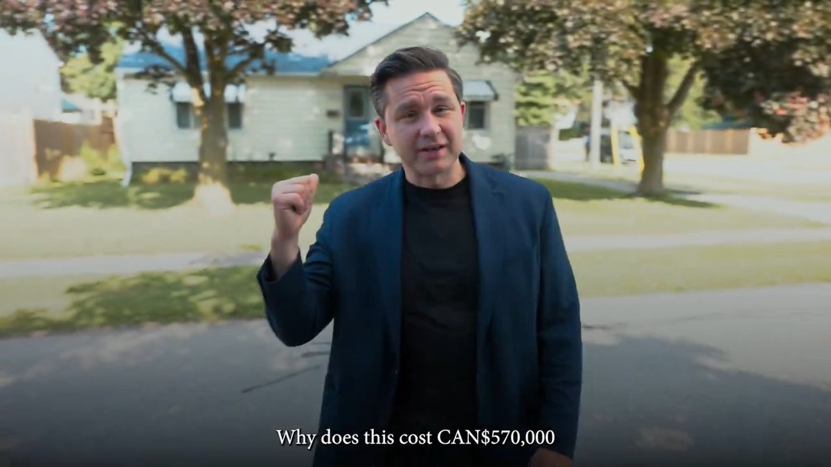 Two homes. 20 minutes apart. So why does one cost three times the price? Because it’s in Trudeau’s Canada.