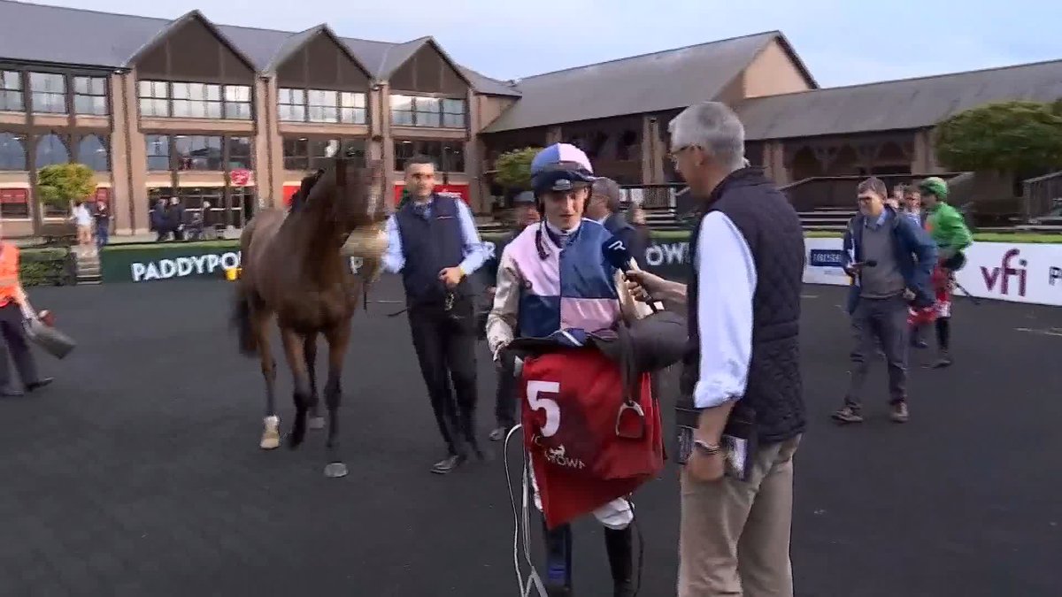 🗣" It's something I've dreamt of for a long time" 🌟 Josh Halford speaks to Gary O'Brien after his win aboard Tarnova today Punchestown