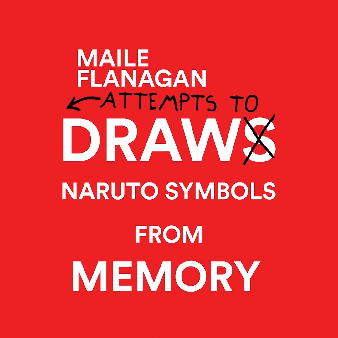 . Maile Flanagan is a true artiste, especially on #Naruto Day!