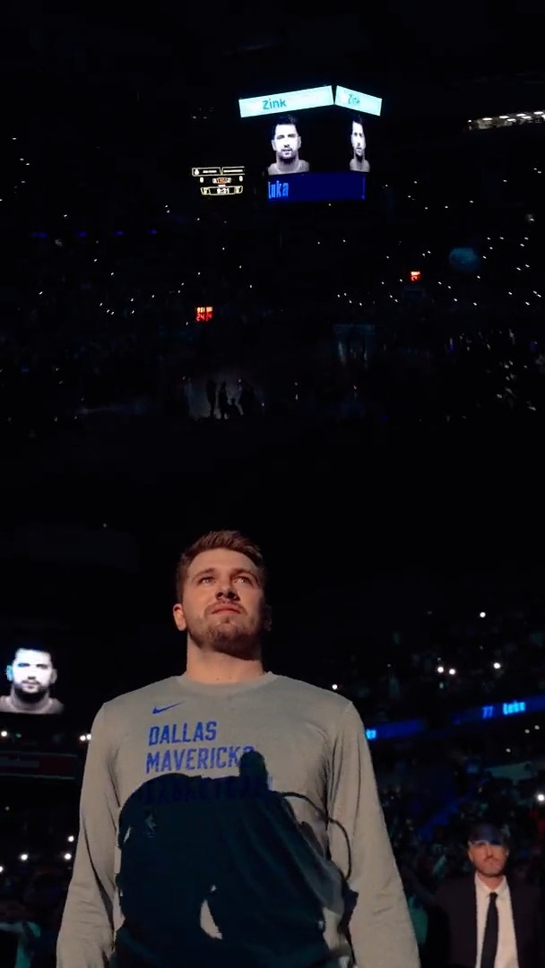 Luka’s welcome back to Madrid is one to remember 🙏 #MavsInMadrid #MFFL