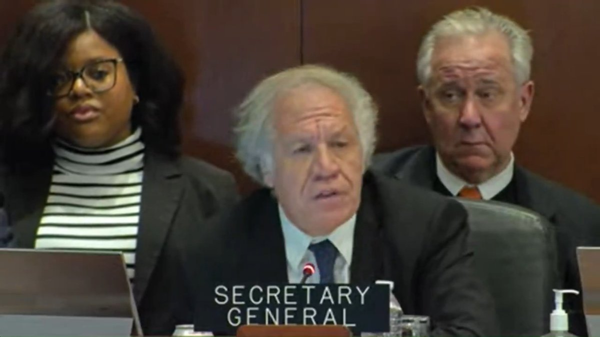 Es imperativo que se respete la voluntad popular que eligió a Bernardo Arévalo presidente d #Guatemala. Y que todos aquellos comprometidos con la democracia rechacen inequívocamente cualquier acción emprendida para revertirla Mis palabras hoy en Consejo Permanente de OEA