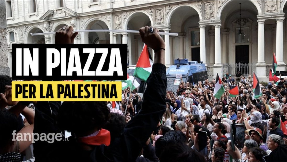 Nel pomeriggio di oggi martedì 10 ottobre cinquecento attivisti sono scesi in piazza dei Mercanti a Milano a sostegno della Palestina: “Palestina libera. La resistenza armata è un nostro diritto”.