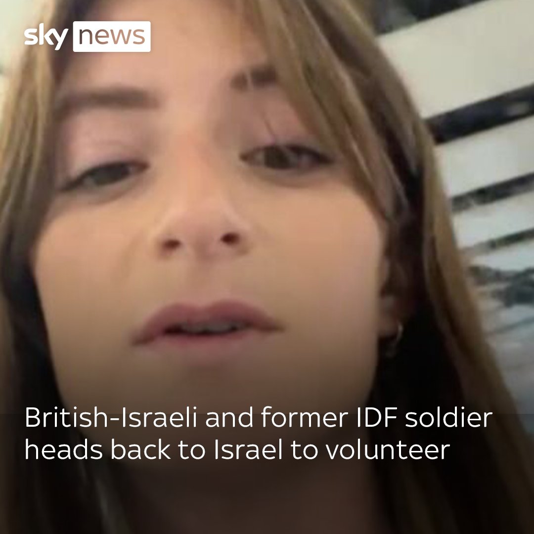 British-Israeli and former Israel Defence Force (IDF) soldier Moriah Mencer says she is flying from Heathrow to Tel Aviv to re-join the Israeli army after Hamas' attack. Read more: