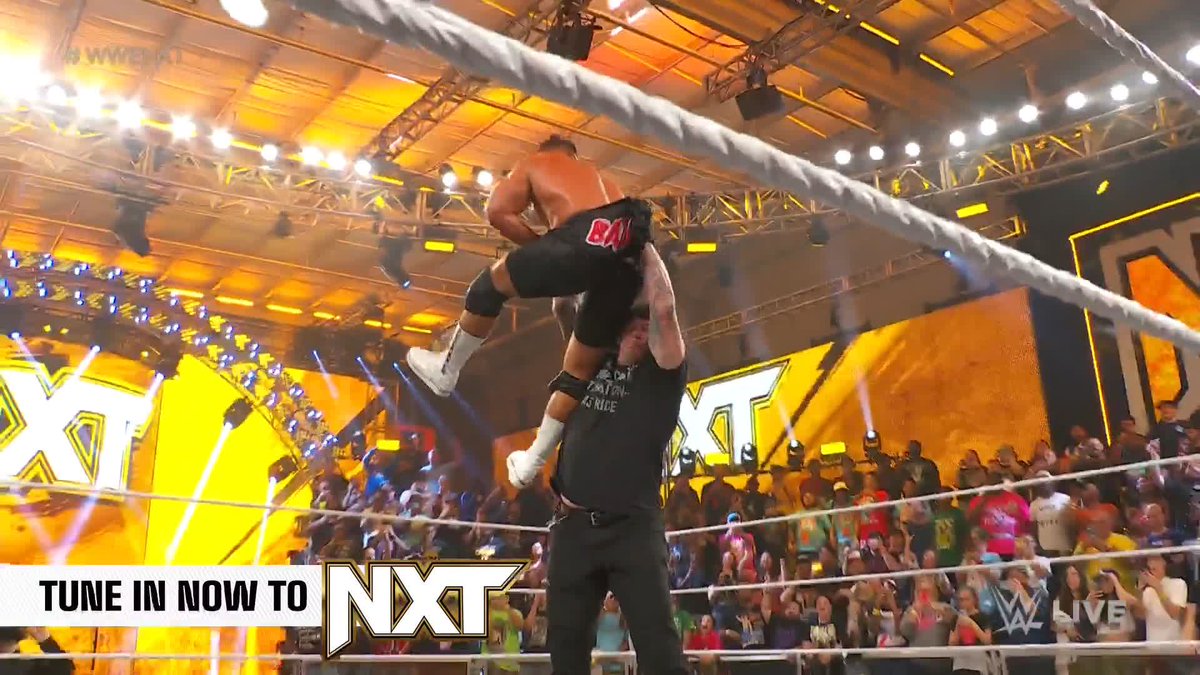 What is going on?! Undertaker just took out Bronson Steiner 🤯🤯🤯 #WWENXT