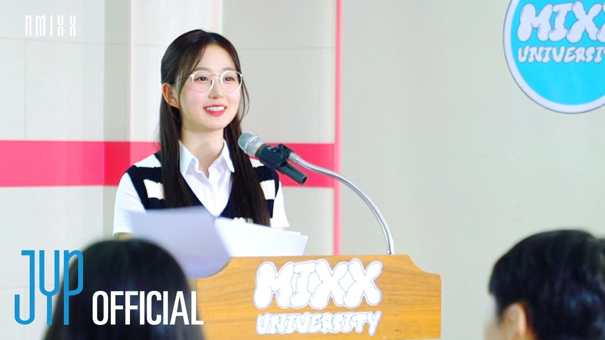 [💃] [NMIXX] 미컴 과대 오해원의 발표 현장 공개! MIXX UNIVERSITY VCR Behind #MIXXTREAM #NMIXX #엔믹스 #MIXX_UNIVERSITY