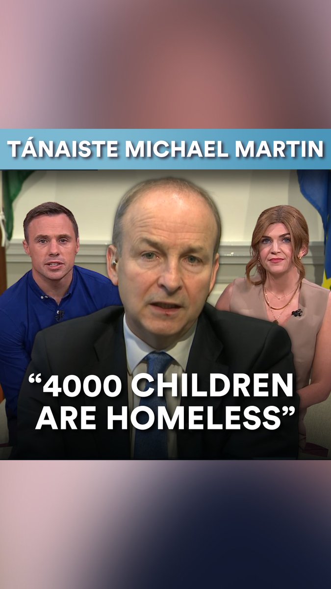 "4000 children are homeless" Tánaiste Micheál Martin responds to the criticism of #Budget2024 and the claims that Ireland is "like a third world country" #IrelandAM