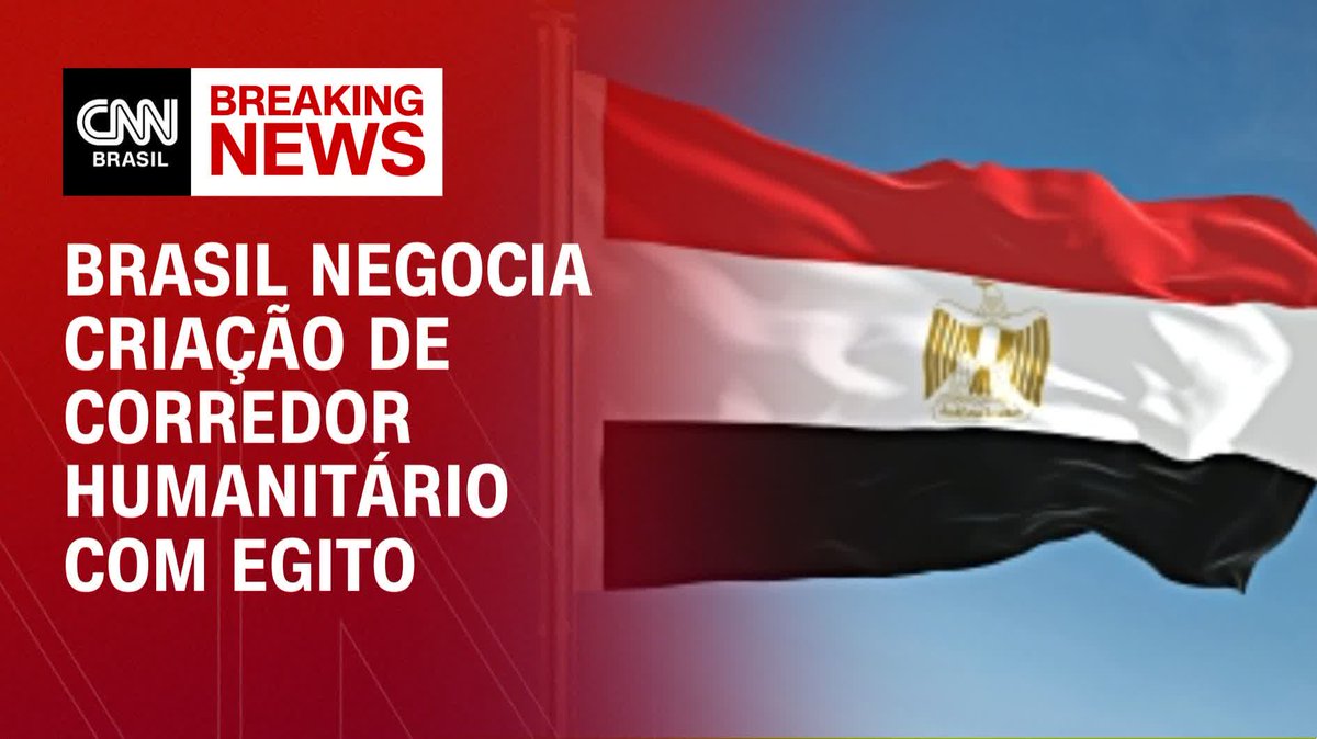 O governo brasileiro está negociando junto ao Egito a criação de um corredor humanitário na fronteira entre o país africano e a Faixa de Gaza. A operação, caso feita, permitiria a retirada dos 50 brasileiros presos na região, segundo o Itamaraty. #LiveCNNBrasil