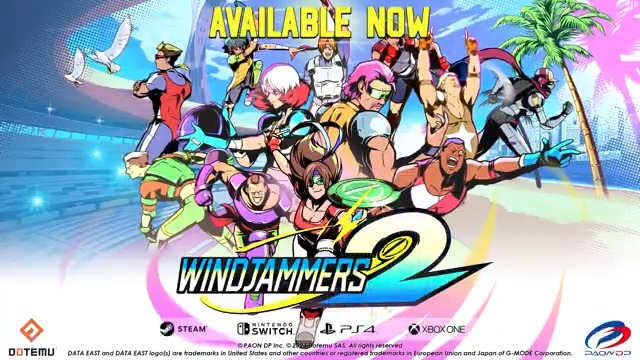 RIGHT ON! A huge FREE UPDATE is LIVE on #Windjammers2 ✨NEW playable characters: Anna Szalinski & Jamma GX03 💪NEW Training Mode w/ lesson 🎮Full Crossplay 🤝Lobbies 🎥 Spectator mode Jam the wind now on PC, Playstation, Xbox & Nintendo Switch!