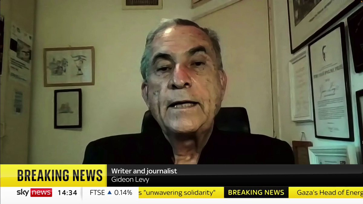 "Israelis have been normalising the seige on Gaza as if it's acceptable that 2 million people are living in a cage for 17 years now. This is the source for everything." Israeli writer Gideon Levy on whether the attack by Hamas on Israel was inevitable