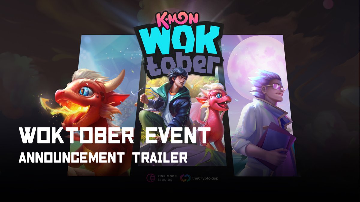 🎮 Welcome to #WOKtober - An eggciting month to celebrate the upcoming preview of World of Kogaea: Monsters Gone Wild. Join WOKtober Quest for exciting quests, action-packed battles, and a 1 MILLION $KMON prize pool! 🚀 👇 Let’s dive in 👇