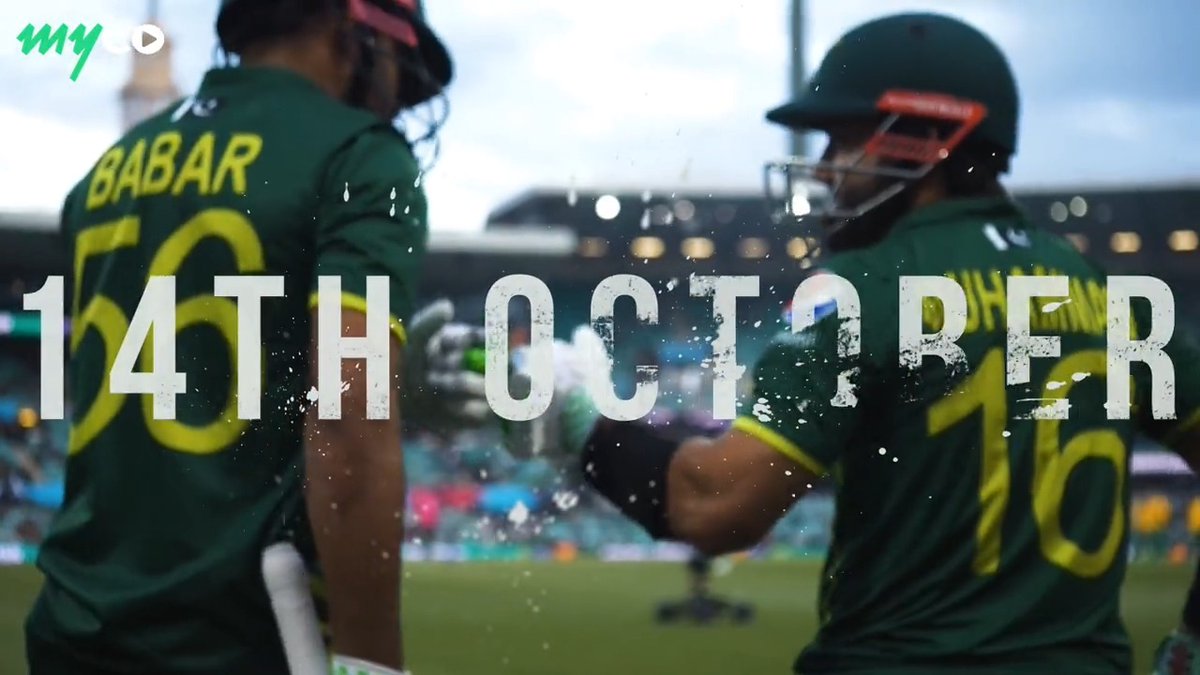 Prepare for the Epic Showdown! India vs. Pakistan in the ICC Cricket World Cup - Mark Your Calendar for the Biggest Battle on 14th October. It's the Clash you've all been waiting for! 🏏🔥 #INDvsPAK #DekhtayJaoKamatayJao