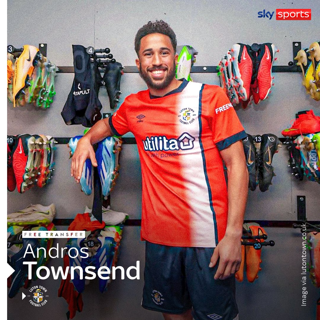 BREAKING: Luton Town have announced the signing of Andros Townsend on a short-term contract 🟠📝