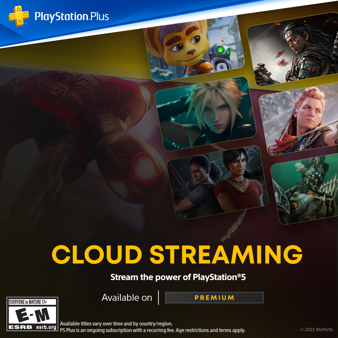 PS5 cloud streaming launches this month for PlayStation Plus Premium members. Full details: