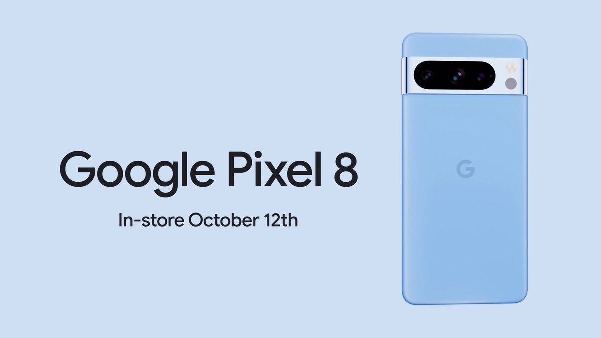Friday 🙂 October 13th 🙂 Friday, October 13th 😬 #Pixel8 and Pixel 8 Pro are good vibes all around. Make your luckiest upgrade yet at the Google Store, starting on October 12th: