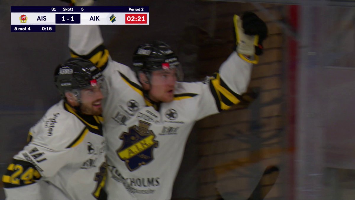 AIK är effektiva ikväll! 😅 Två mål på fem skott