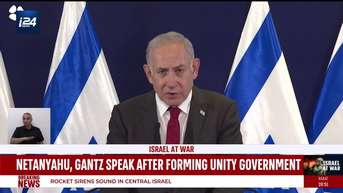 🇮🇱🇵🇸 Netanyahu: "Every Hamas operative will die. Hamas is ISIS." If he hates ISIS so much, why did he back them in Syria? If Hamas is ISIS, why did Hamas undertake mass arrests of ISIS supporters in Gaza?
