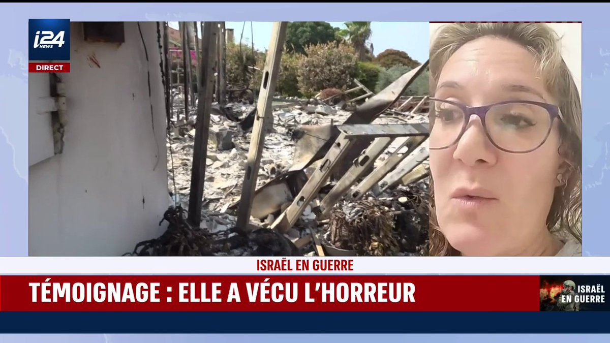 "Les terroristes du Hamas ont massacré mon mari devant mes enfants, puis les ont tabassés. Après lui avoir jeté une grenade dessus, ils lui ont tiré trois balles dans la tête." Sabine Tassa, mère de famille dont le mari et le fils aîné ont été assassinés Matthias Inbar #Défense