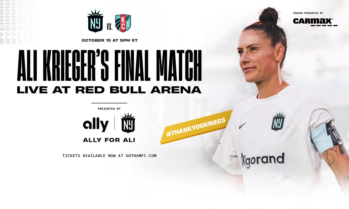 A love letter to our leader, our captain, our friend. 🖤 Ali Krieger | #ThankYouKriegs