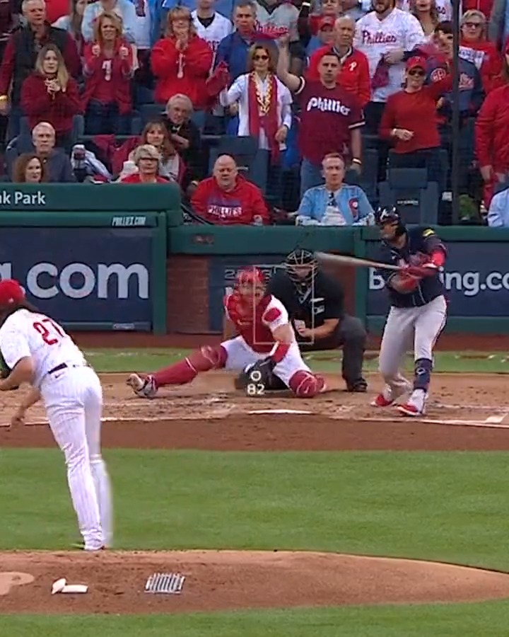 In Game 3 of the #NLDS, Aaron Nola shines with a 9-K performance.