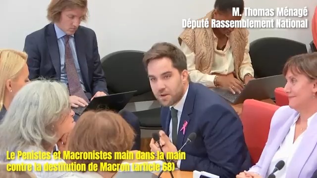 Les masques tombent ! Hier, les députés RN ont voté contre une pétition pour la destitution de Macron avec l’#Article68. Une pétition qui, sinon, aurait pu continuer à recueillir des signatures et passer en hémicyle. Seul LFI a voté pour que cette pétition suive son chemin !
