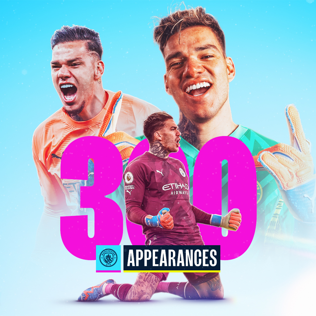 3️⃣0️⃣0️⃣ up for Eddie! 🧤🇧🇷 What's your favourite Ederson moment? 🤔