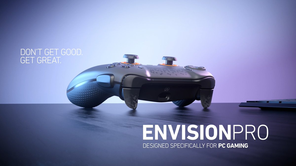 The first controller truly built for PC Gaming is here. Take control over how you play. 🎮 The SCUF Envision is available NOW: #PlayEnvision
