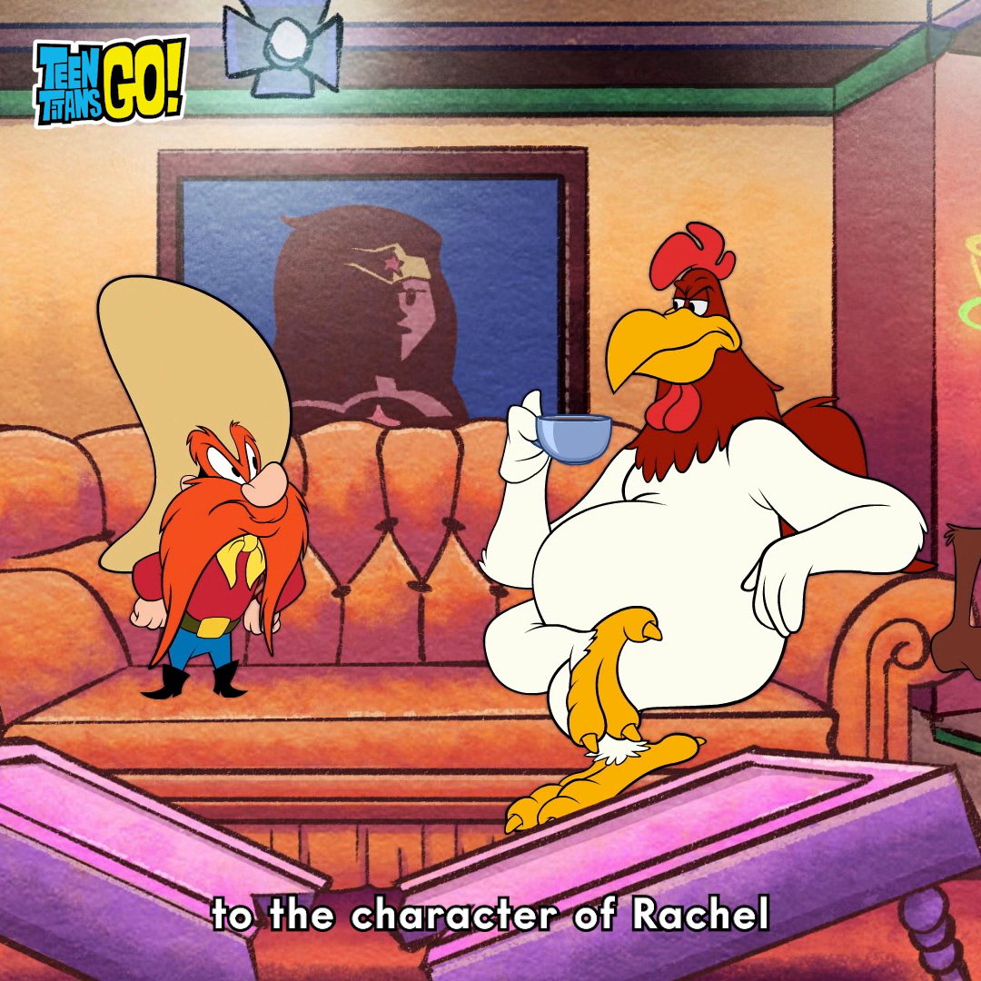 Can't we all be Rachel? 😅💄🛋️ Watch the Teen Titans GO! Special celebrating Warner Bros 100th Anniversary Sat 10/14 @ 9:30a 🦸 #CartoonNetwork #TeenTitansGo #WarnerBros #WarnerBros100th