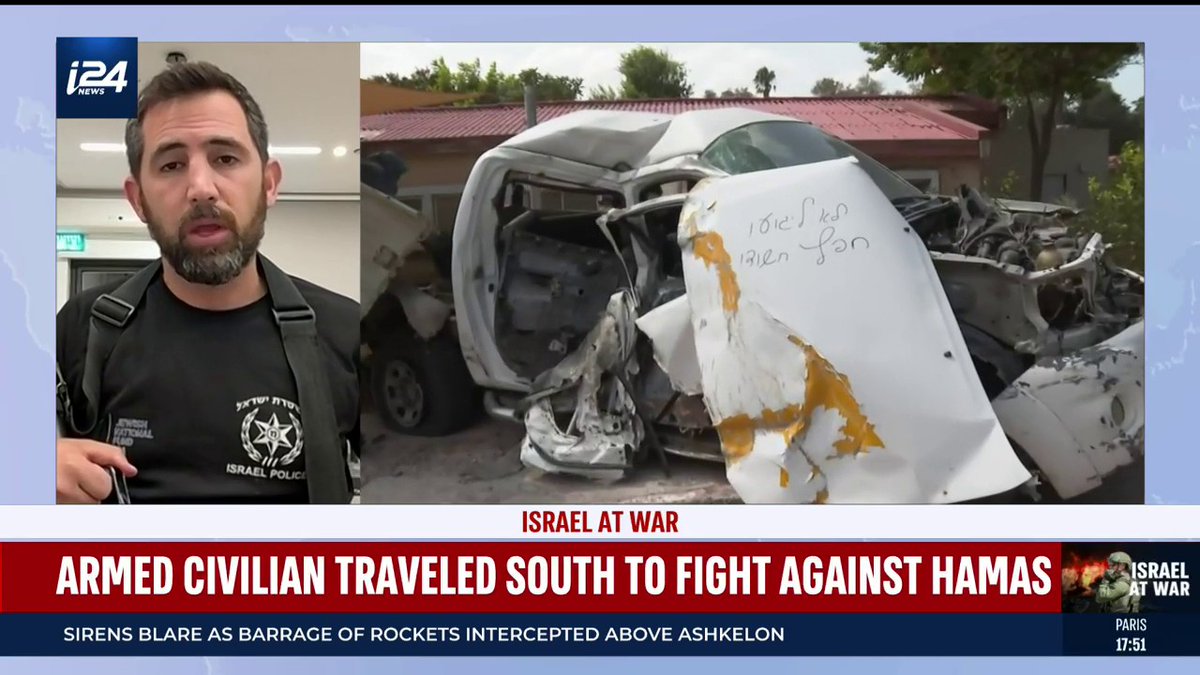 'There are 7 terrorists outside my house, can you please come help' Yedidia Harush shares his story on how he and 4 others fought against 12 Hamas terrorists in a community near the Gaza border during the attacks on Saturday
