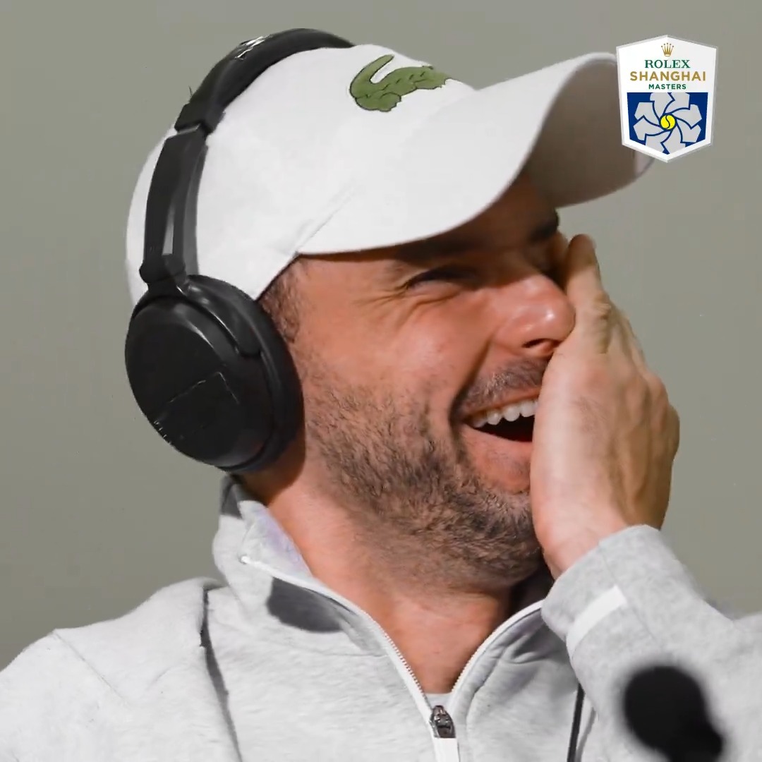 The players thought they were filming a promo… …but they weren’t. Introducing Lost In Translation - starring chief prankster Grigor Dimitrov 🫢 #RolexShanghaiMasters