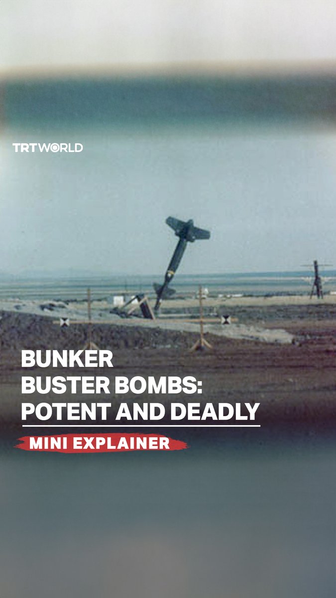 Here's what you need to know about bunker buster bombs, the munitions that Israel is reportedly dropping on Palestine's besieged Gaza territory