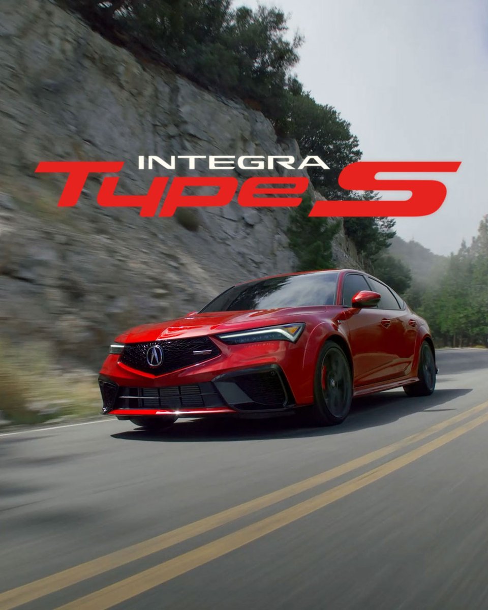 Some drive just to get there. Others know that the experience is the destination. That’s the #TypeSWay. #AcuraIntegra
