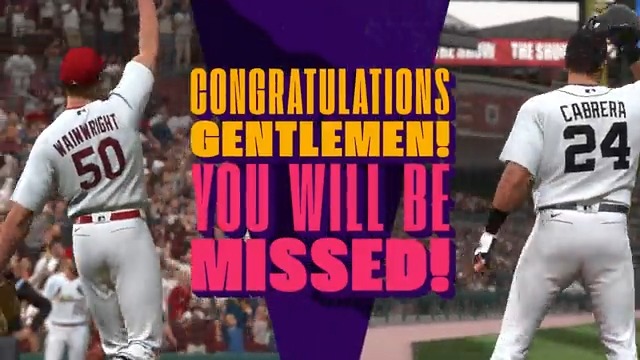 Miggy 🐐👑🏆🐐 Waino The Career Tribute Program brings you two (soon-to-be) Legends! Live now in #MLBTheShow23