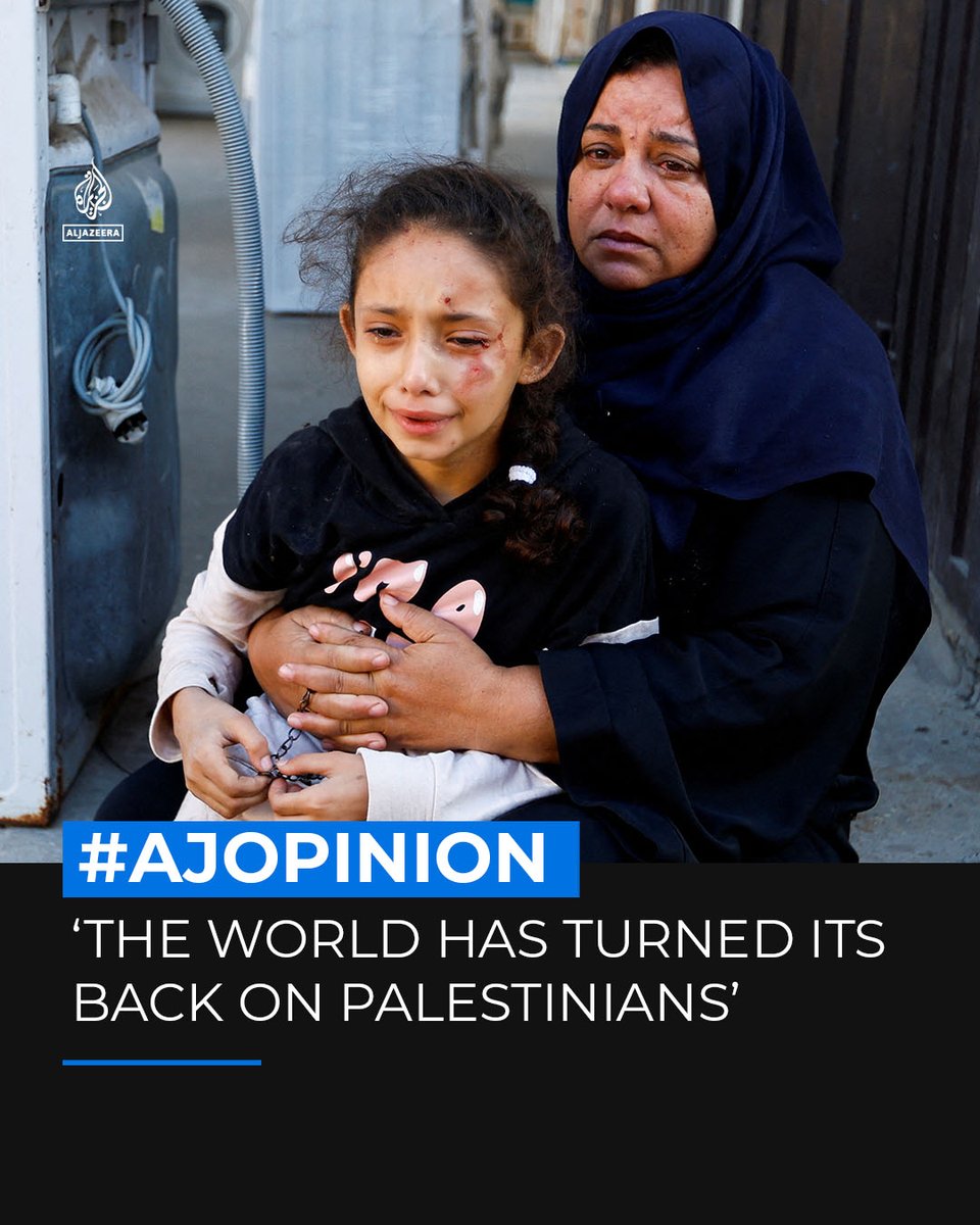 In supporting Israel, countries are now becoming complicit in their war crimes, says lawyer and analyst Diana Buttu who believes the world has turned its back on Palestinians ⤵️ #AJOPINION