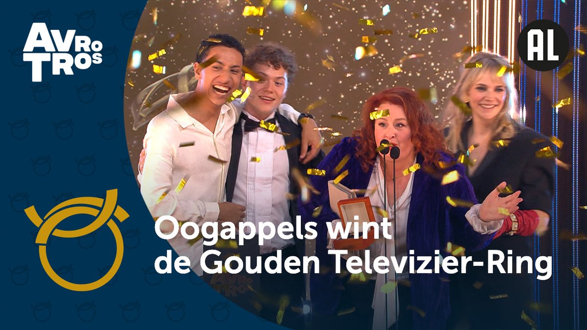 💍🎉🥳 Oogappels wint de Gouden Televizier-Ring 2023! De grappige, ontroerende en herkenbare serie weet wekelijks miljoenen kijkers te boeien! Van harte gefeliciteerd! #televizierring #televizierringgala #televizier BNNVARA