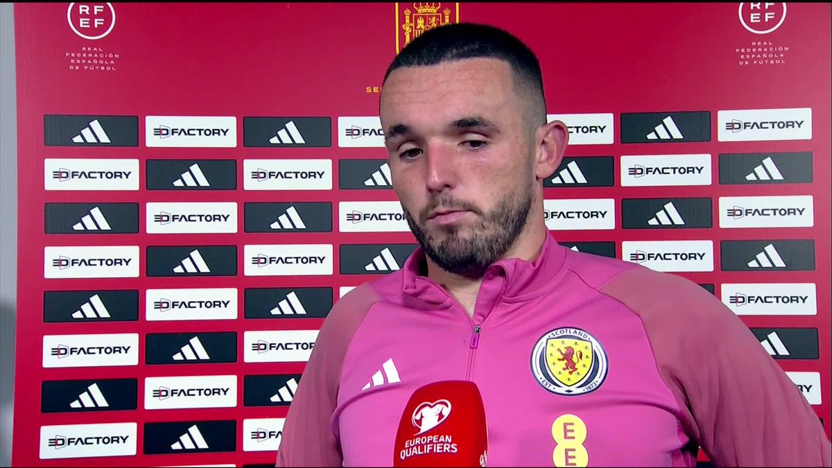 "Well he changed it in game, which is the frustrating thing which shows it's not clear and obvious." John McGinn feels tonight's result is tough to take. 🏴󠁧󠁢󠁳󠁣󠁴󠁿 #EURO2024