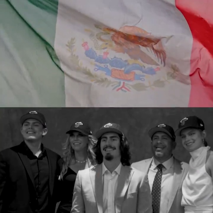 As the first Mexican American drafted in the 1st round Jaime Jaquez Jr is representing something bigger than himself. #MiGente There’s much more Jaime content on the way where this came from 👀