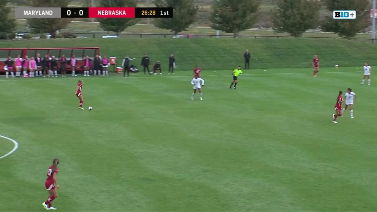 OKAY, SARAH WEBER WE SEE YOU!! 👀 #NCAASoccer x 🎥 BTN+ / Nebraska Soccer