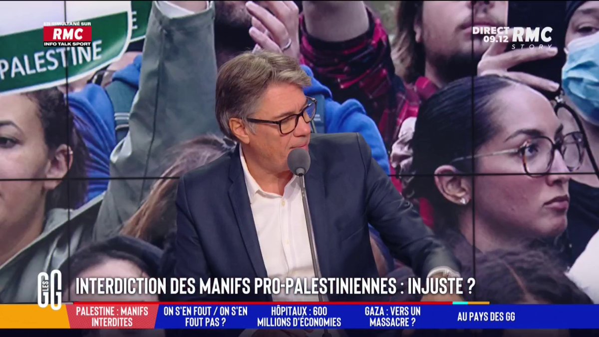 🇵🇸 Interdiction des manifs pro-palestiniennes : Injuste ? 📢 Antoine Diers : "On n'a pas vu les habitants de Gaza manifester contre les actes du Hamas, c'était même plutôt le contraire !" #GGRMC