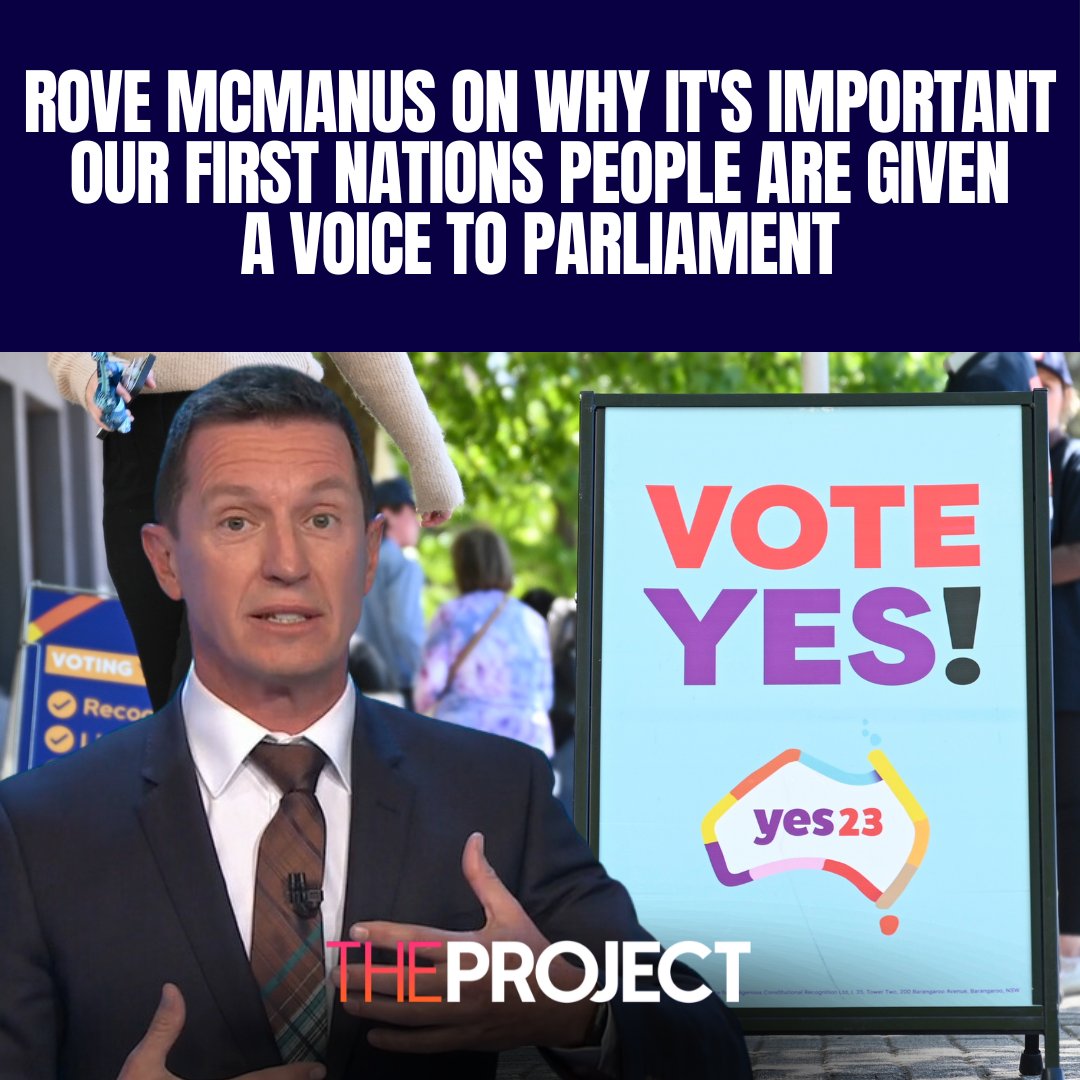 ‘My daughter was there, she got it, she's 9.’ As Australia inches closer to Referendum Day, Rove explains why our First Nations People should be given a Voice to Parliament.