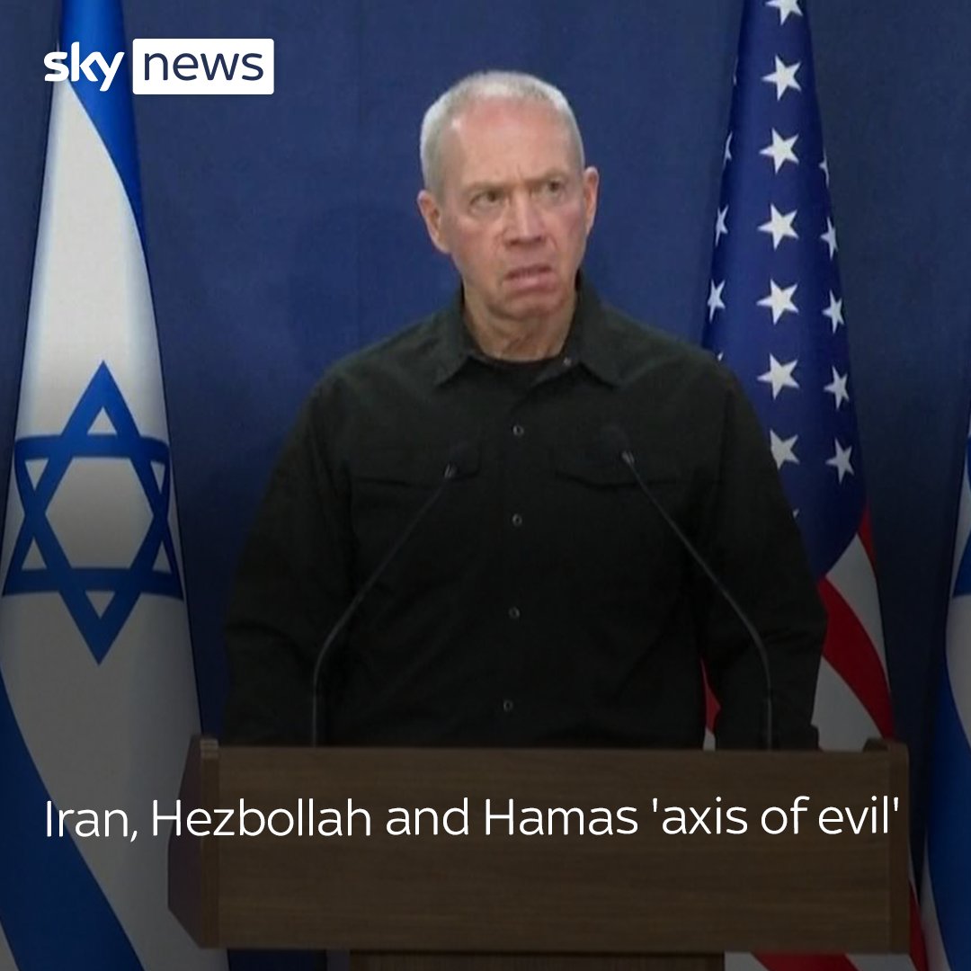 Israel's defence minister said that Israel is going to destroy Hamas infrastructure, headquarters and military establishments, and urged people in Gaza to move south to "save their lives". Read more: