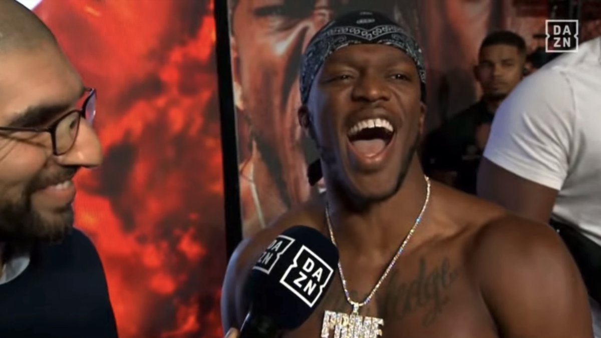 ‼️ KSI with a dramatic final speech ahead of the Tommy Fury fight tomorrow night: "Let's f***ing go." [🎥 Faith Ordway]