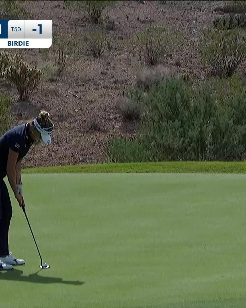 Back-to-back birdies for Lexi Thompson! She moves to 2-under and one shot inside the cutline @ShrinersOpen.