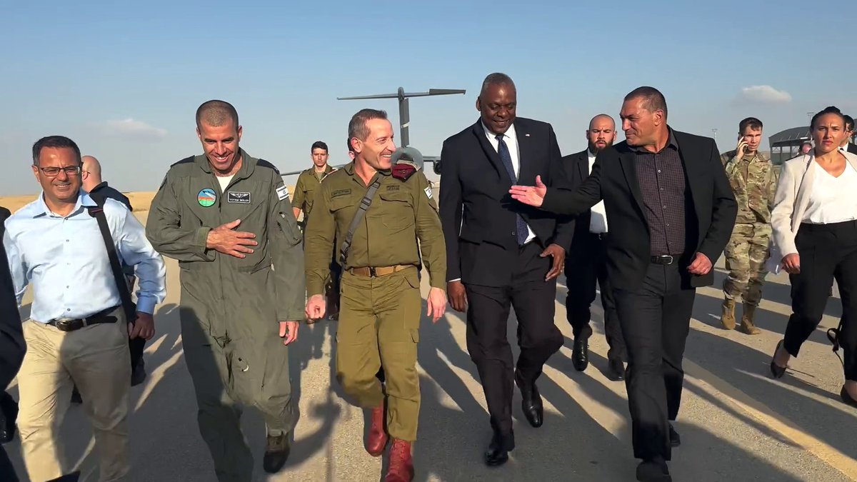We’re rapidly moving to provide IDF w/ resources to include ammunition & interceptors to resupply Iron Dome. These critical assets will help ensure Israel has what it needs to defend its cities & citizens. Today, I visited Nevatim AB to see some of the assistance arriving onsite.